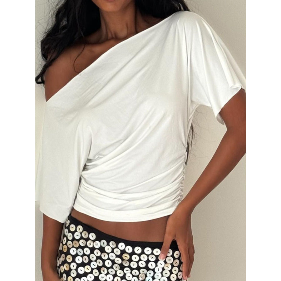 One Shoulder Short Sleeve T-Shirt Apparel and Accessories