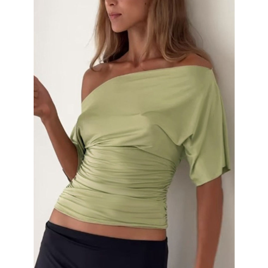 One Shoulder Short Sleeve T-Shirt Apparel and Accessories