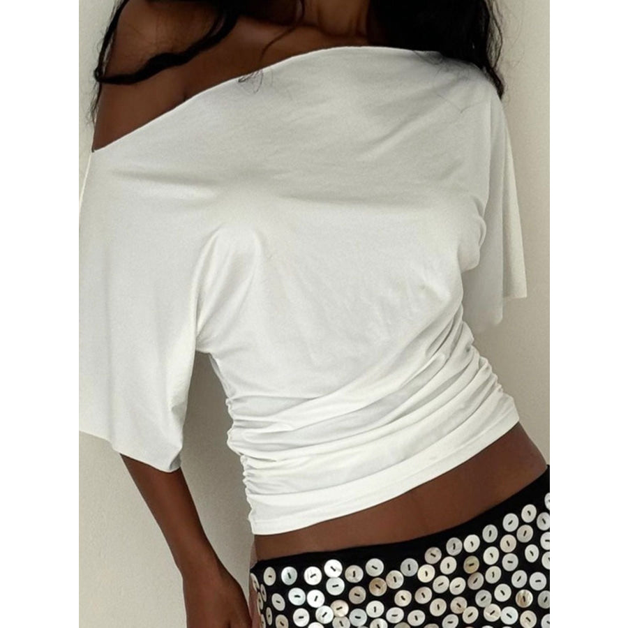 One Shoulder Short Sleeve T-Shirt Apparel and Accessories