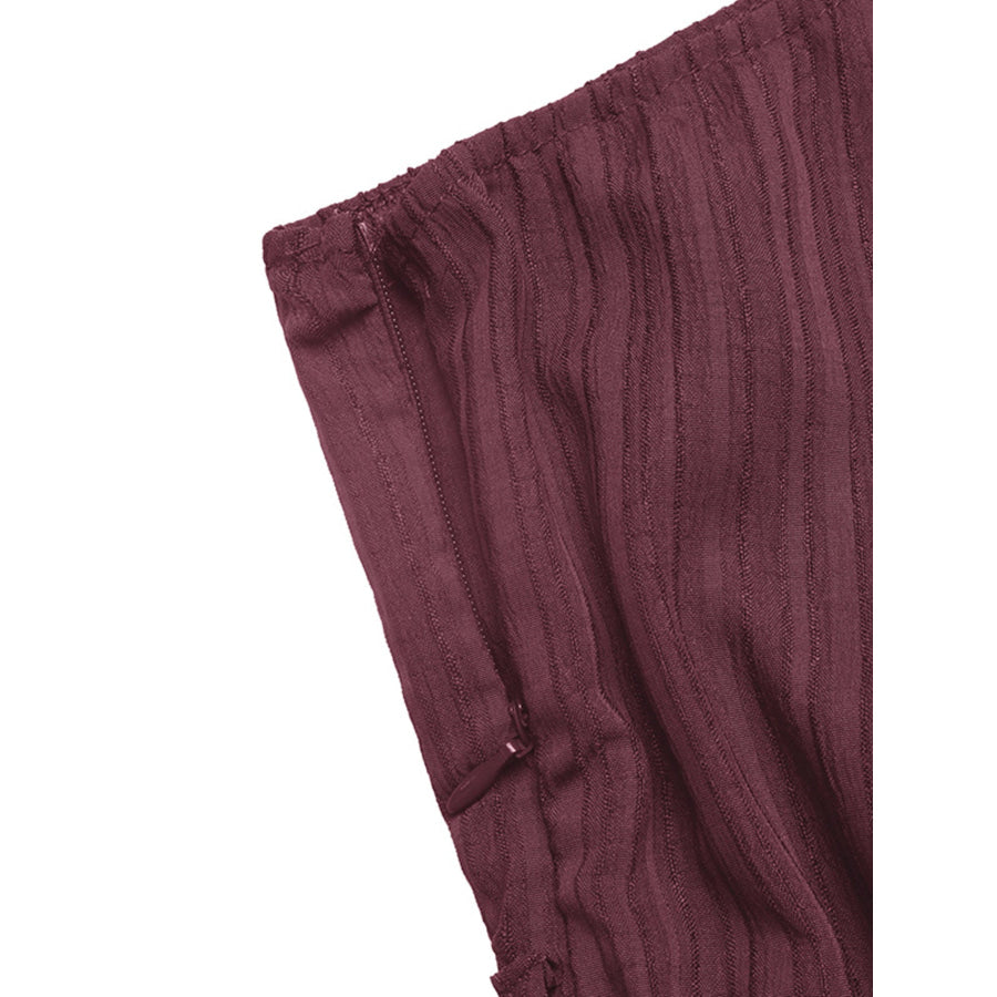 One-Shoulder Tie Waist Romper Apparel and Accessories