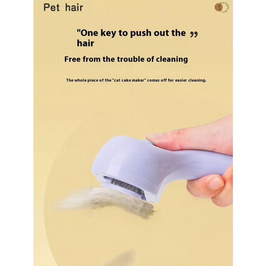One-Touch Spray Pet Hair Remover Comb Apparel and Accessories