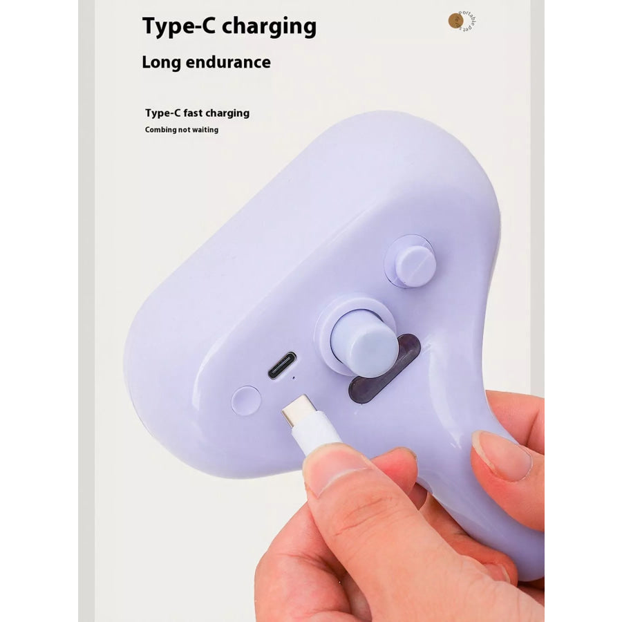 One-Touch Spray Pet Hair Remover Comb Apparel and Accessories