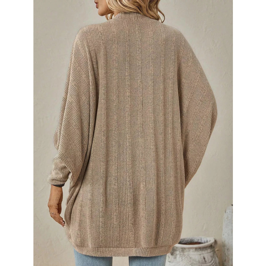 Open-Front Batwing Sleeve Cardigan Apparel and Accessories