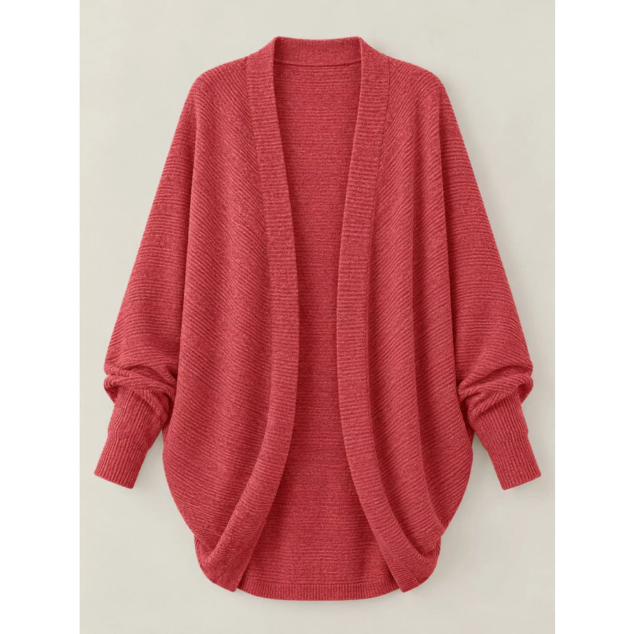Open-Front Batwing Sleeve Cardigan Apparel and Accessories