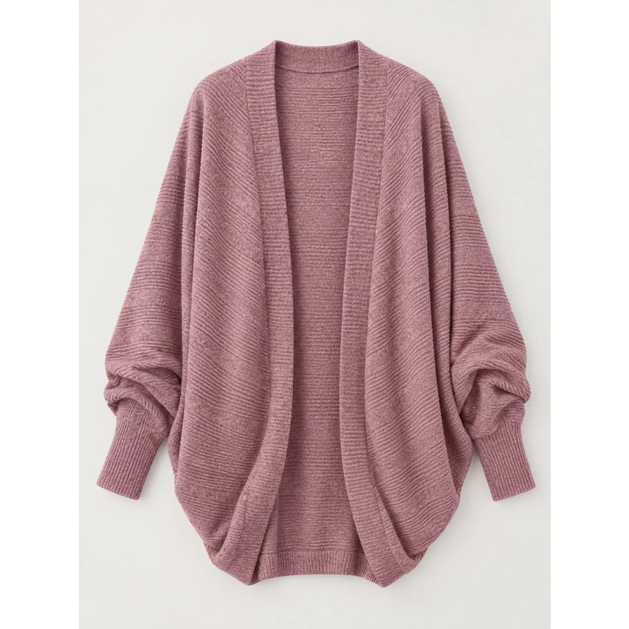 Open-Front Batwing Sleeve Cardigan Apparel and Accessories