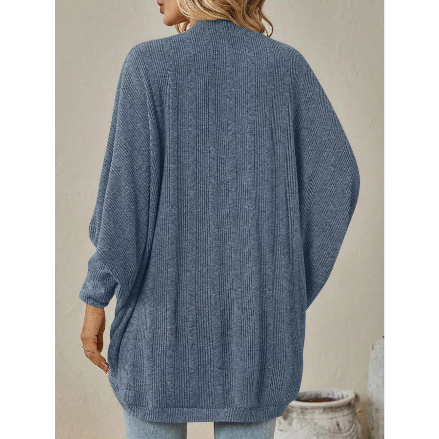 Open-Front Batwing Sleeve Cardigan Apparel and Accessories