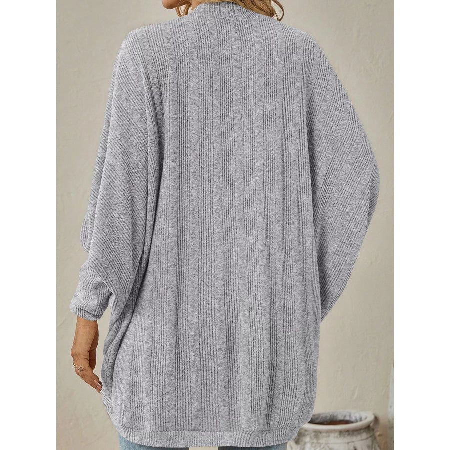 Open-Front Batwing Sleeve Cardigan Apparel and Accessories