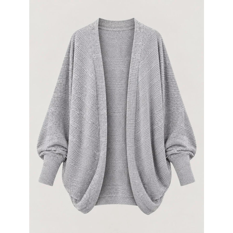 Open-Front Batwing Sleeve Cardigan Apparel and Accessories