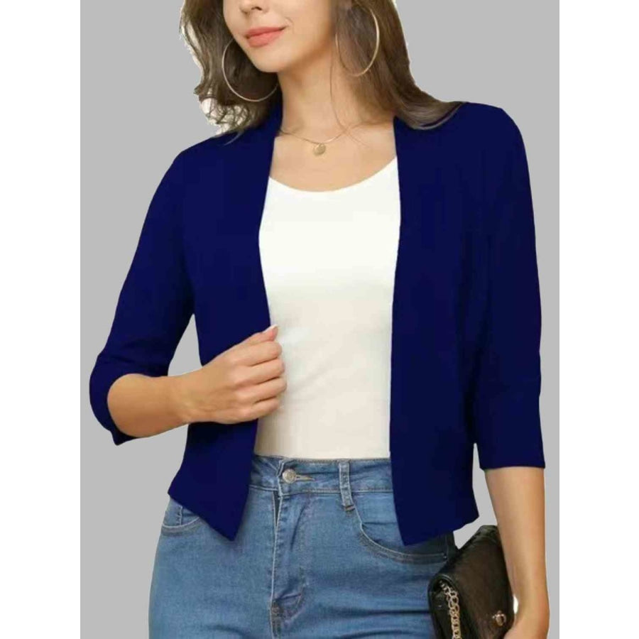 Open Front Cardigan Navy / S