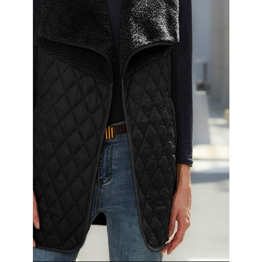 Open Front Collared Vest