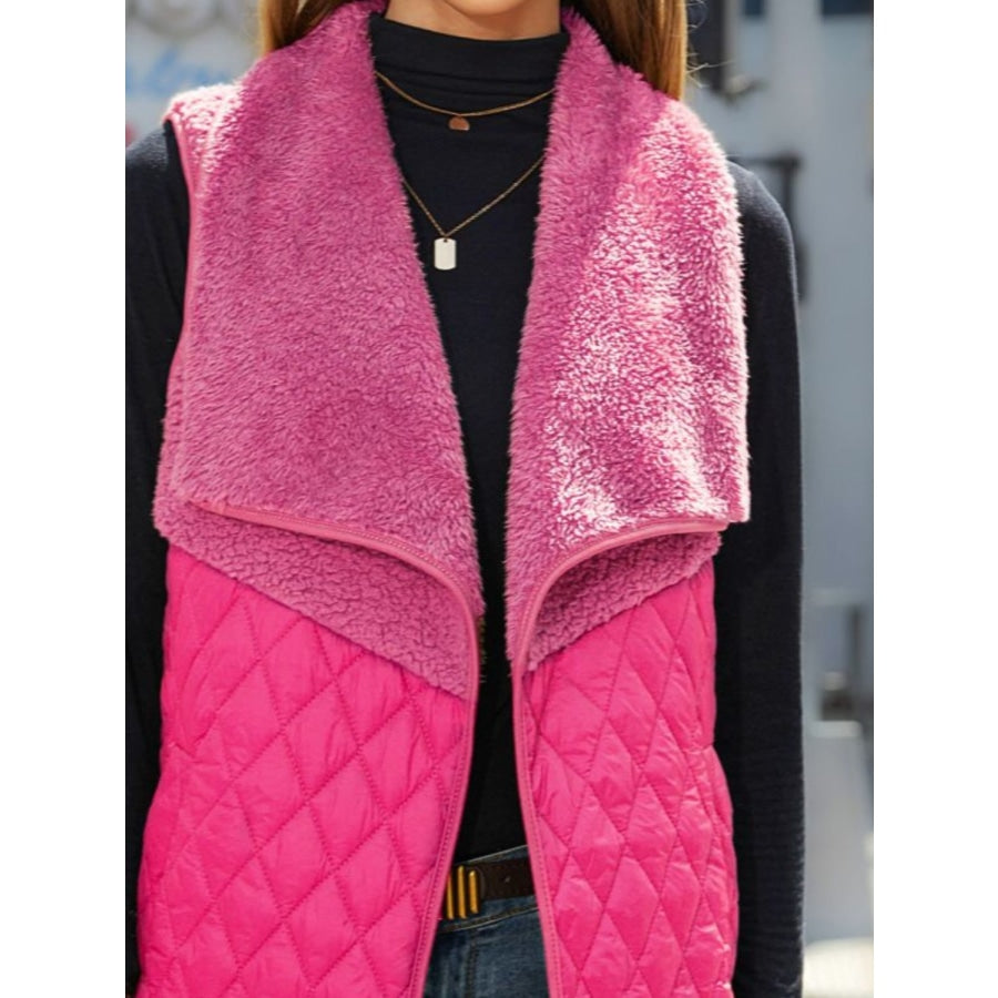 Open Front Collared Vest