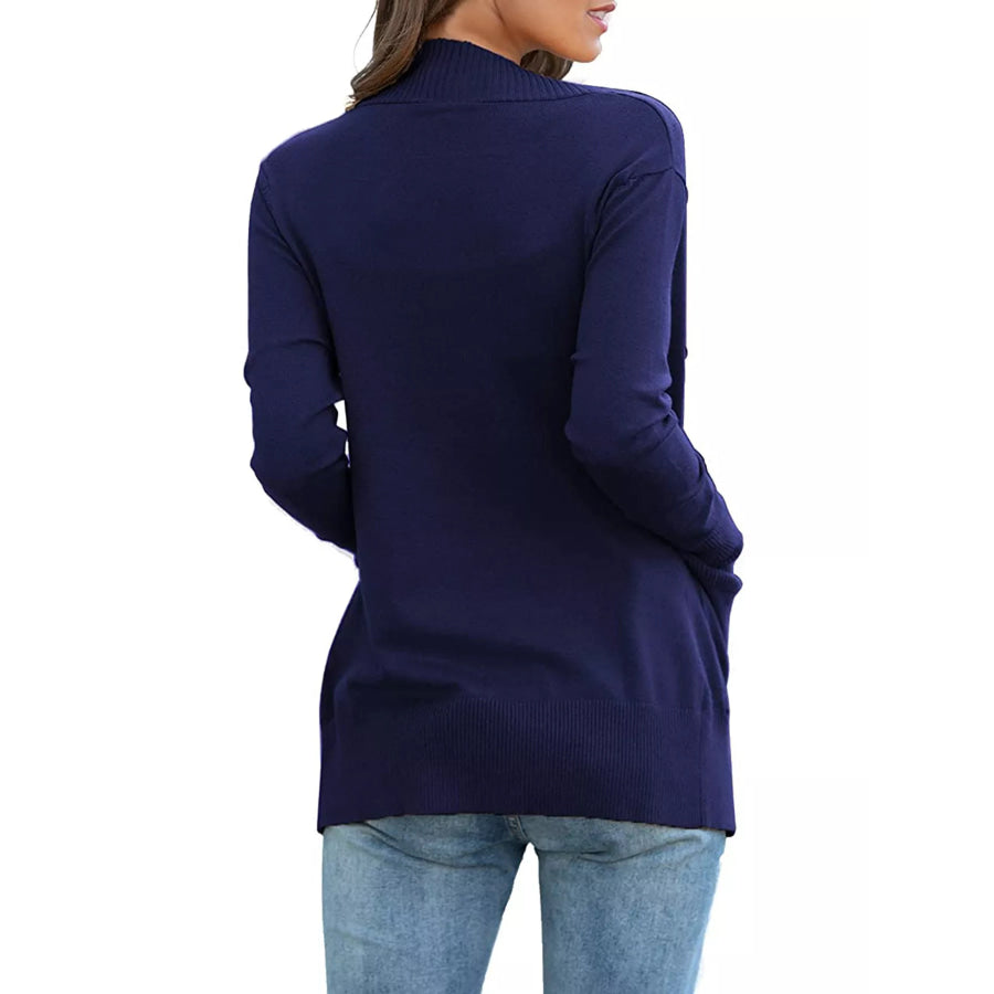 Open Front Knit Cardigan Apparel and Accessories