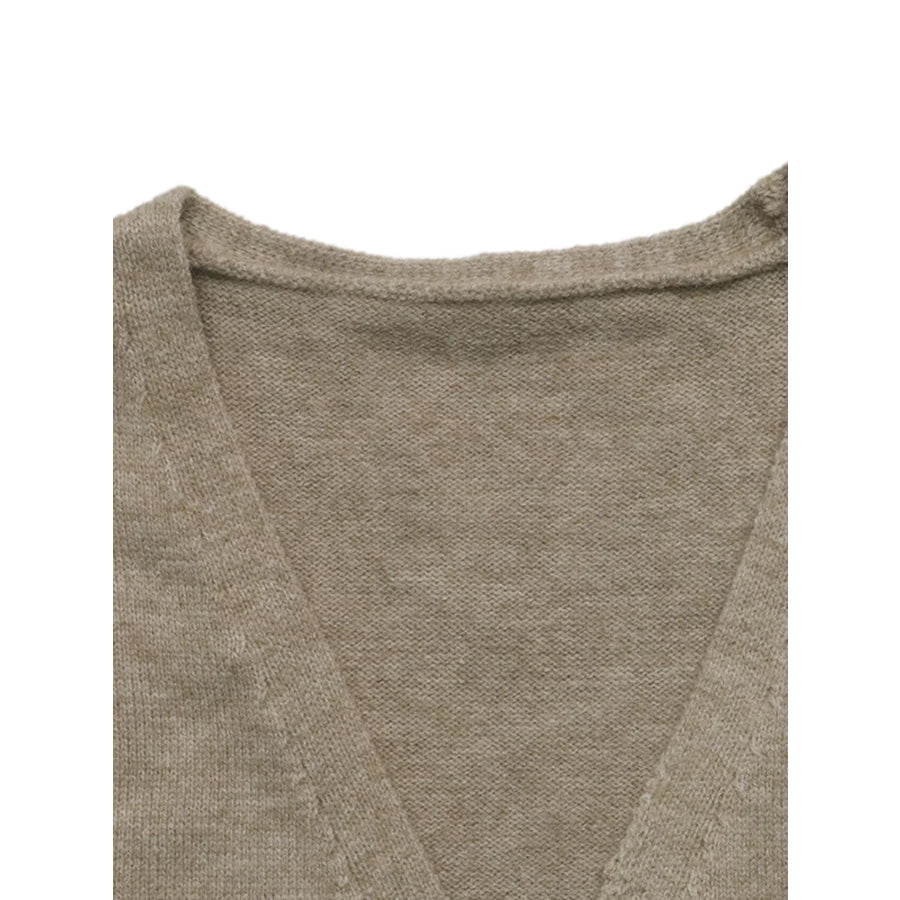 Open-Front Knit Cardigan Apparel and Accessories