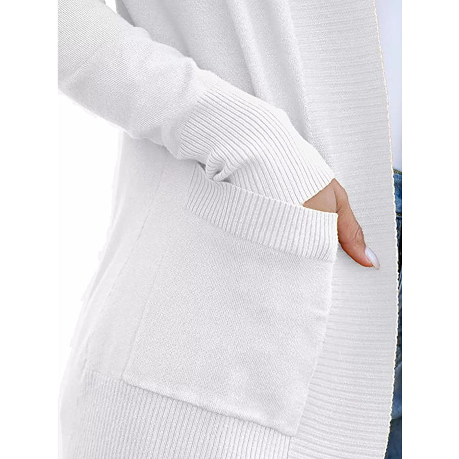 Open Front Knit Cardigan Apparel and Accessories