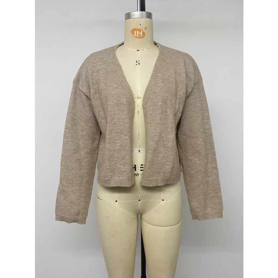 Open-Front Knit Cardigan Apparel and Accessories
