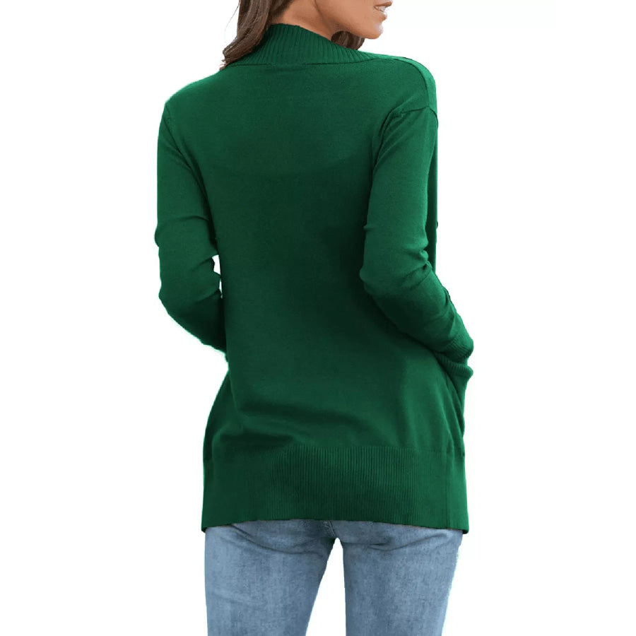 Open Front Knit Cardigan Apparel and Accessories