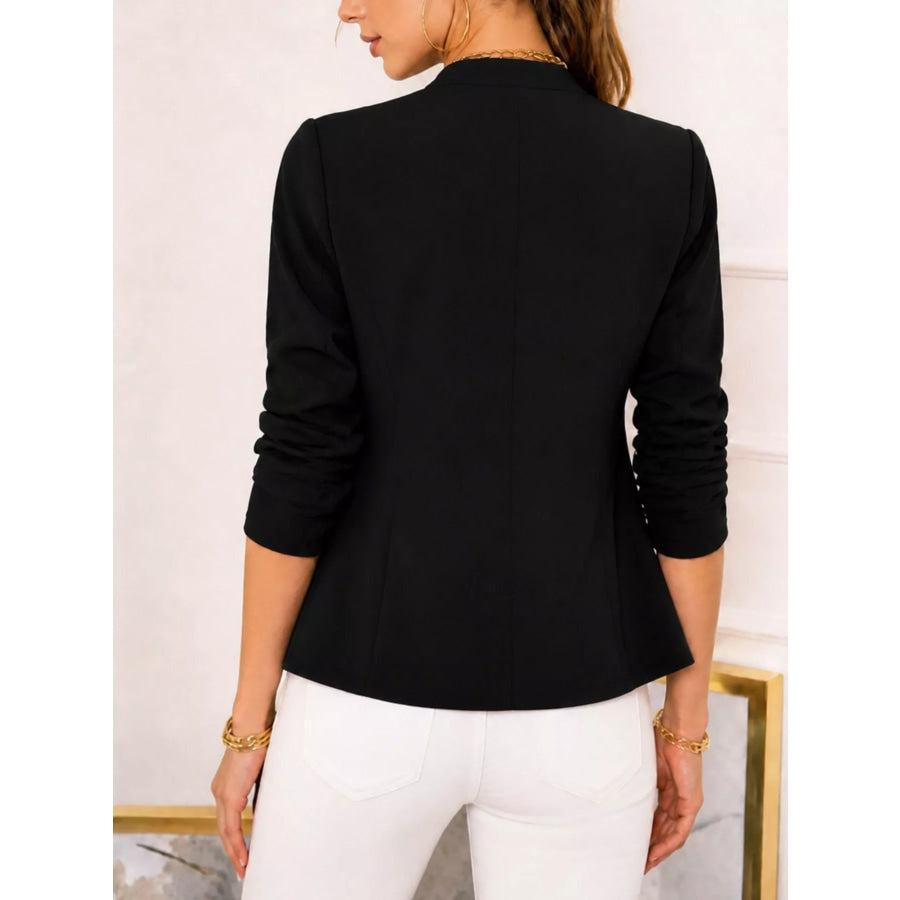 Open-Front Long Sleeve Blazer Apparel and Accessories