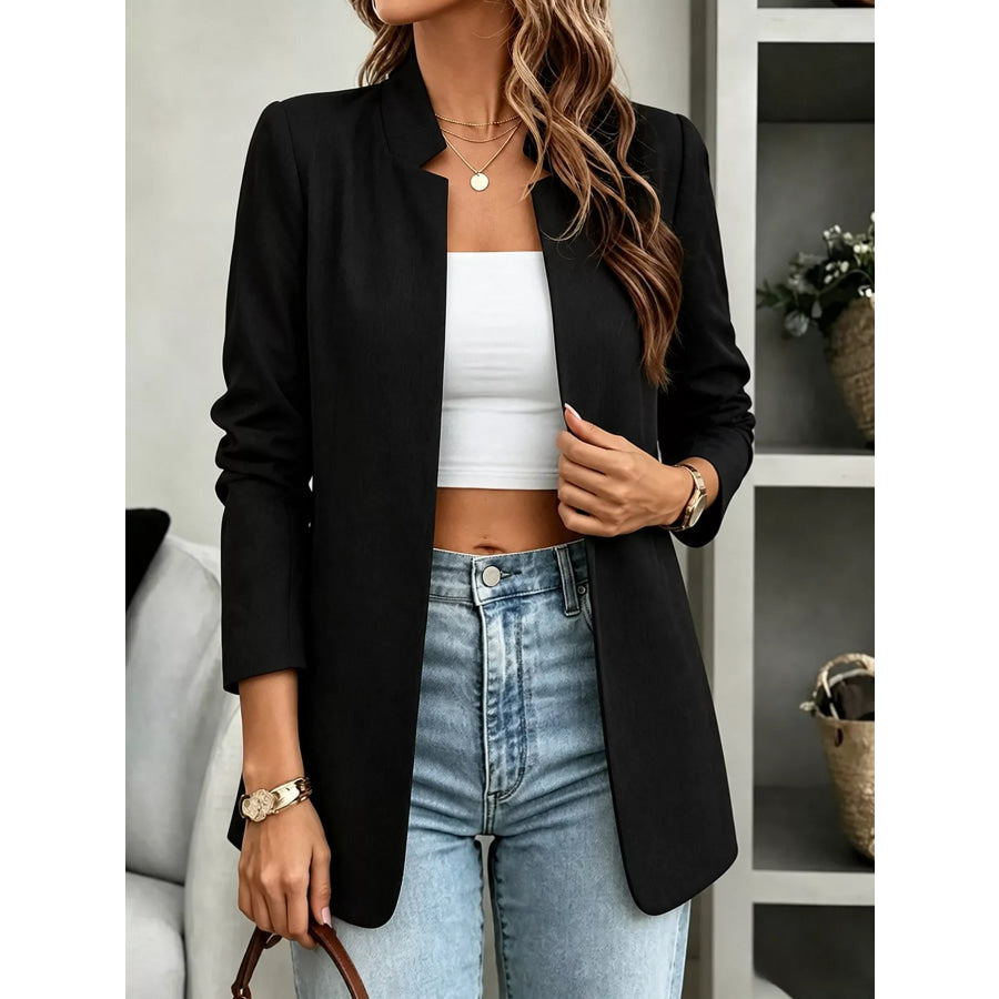 Open-Front Long Sleeve Blazer Apparel and Accessories