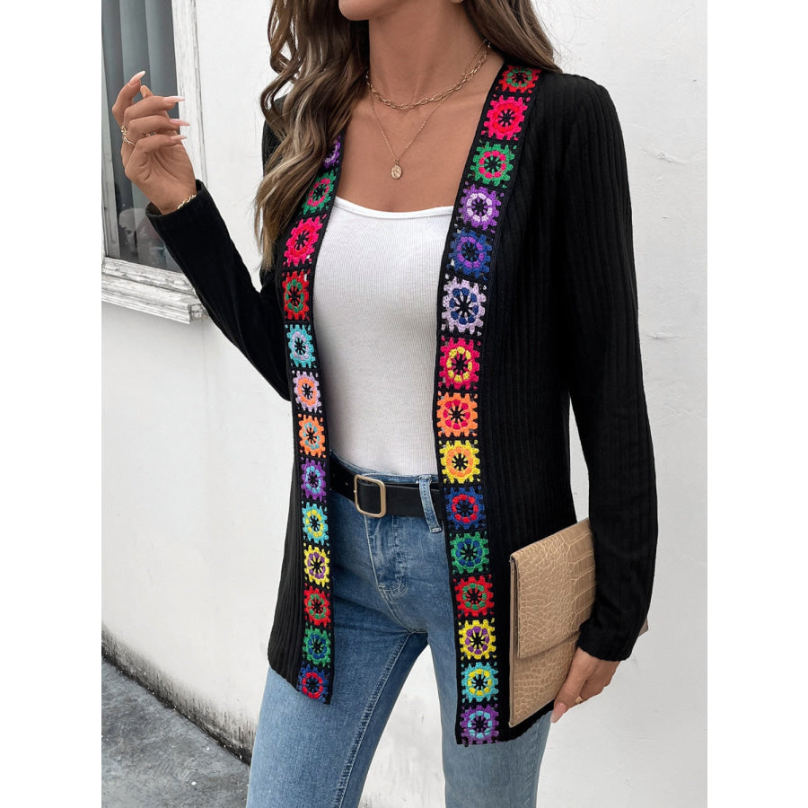 Open Front Long Sleeve Cardigan Apparel and Accessories