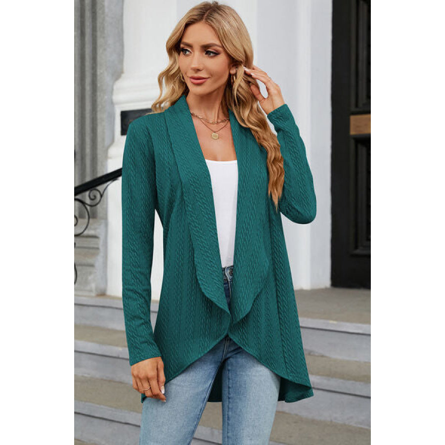 Open Front Long Sleeve Cardigan Apparel and Accessories