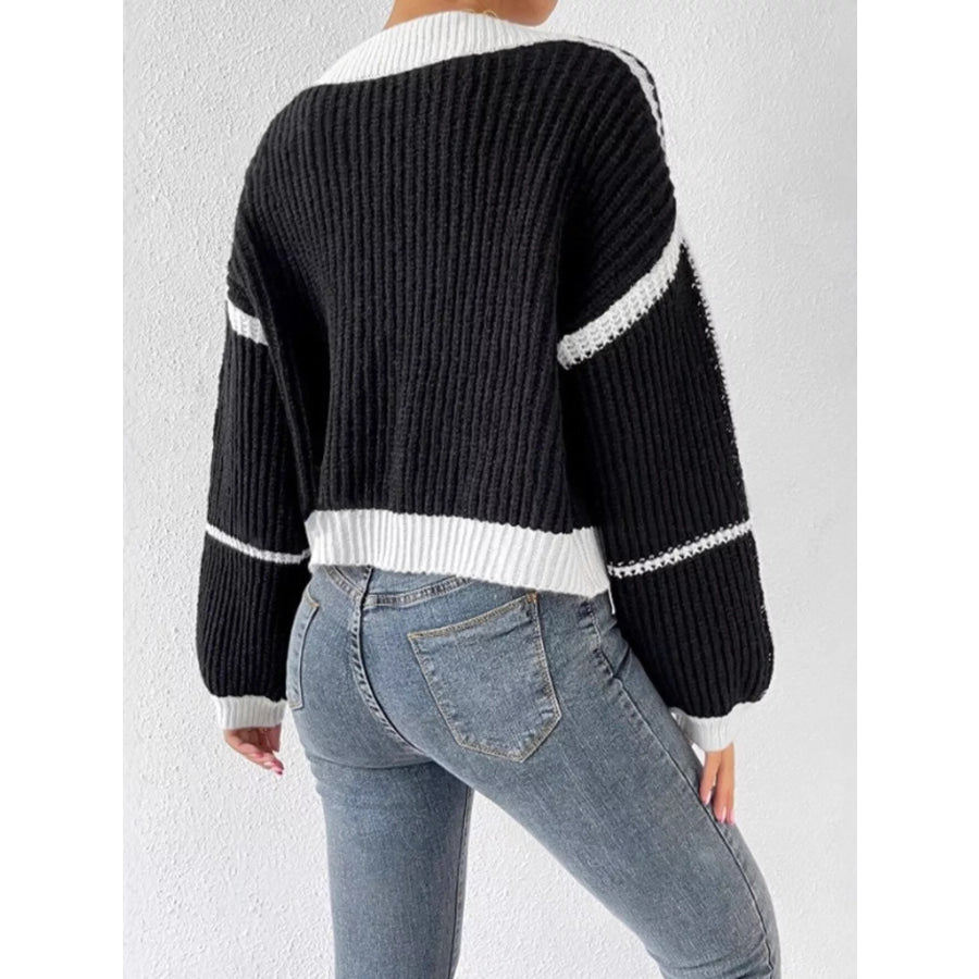 Open Front Long Sleeve Cardigan Apparel and Accessories