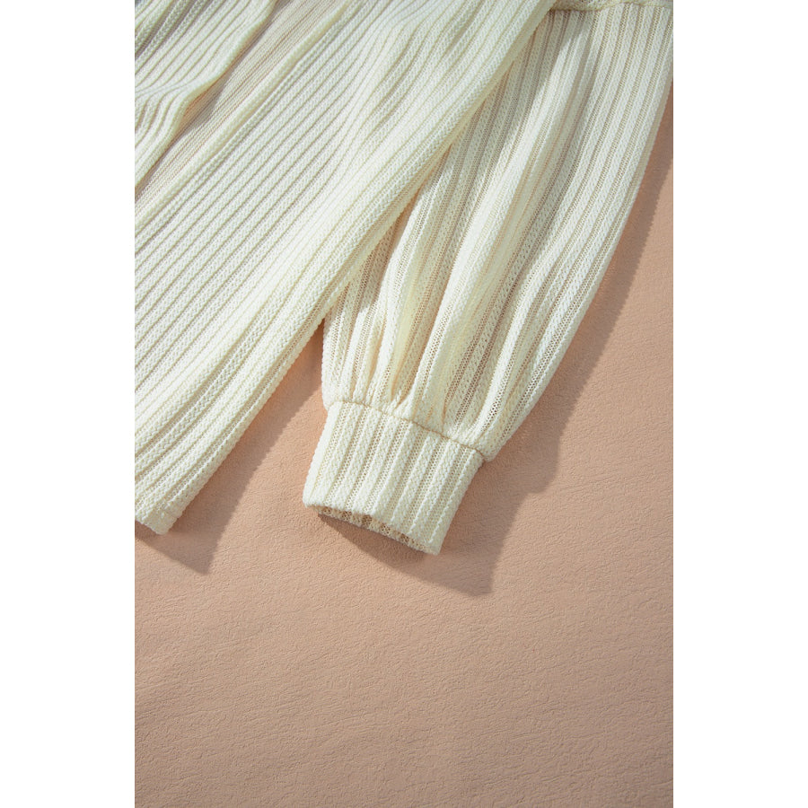 Open Front Long Sleeve Cardigan Apparel and Accessories