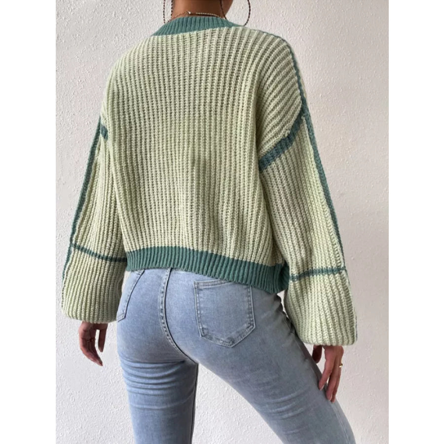 Open Front Long Sleeve Cardigan Apparel and Accessories