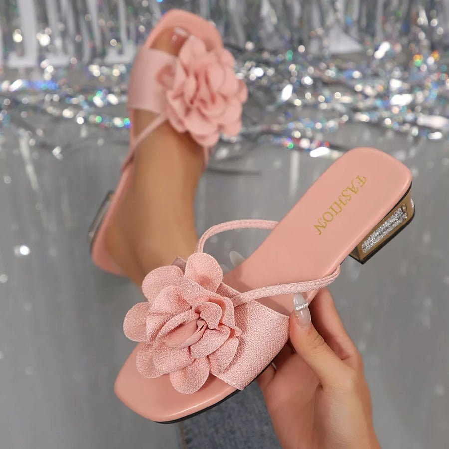 Open Toe Block Heels Sandals Apparel and Accessories