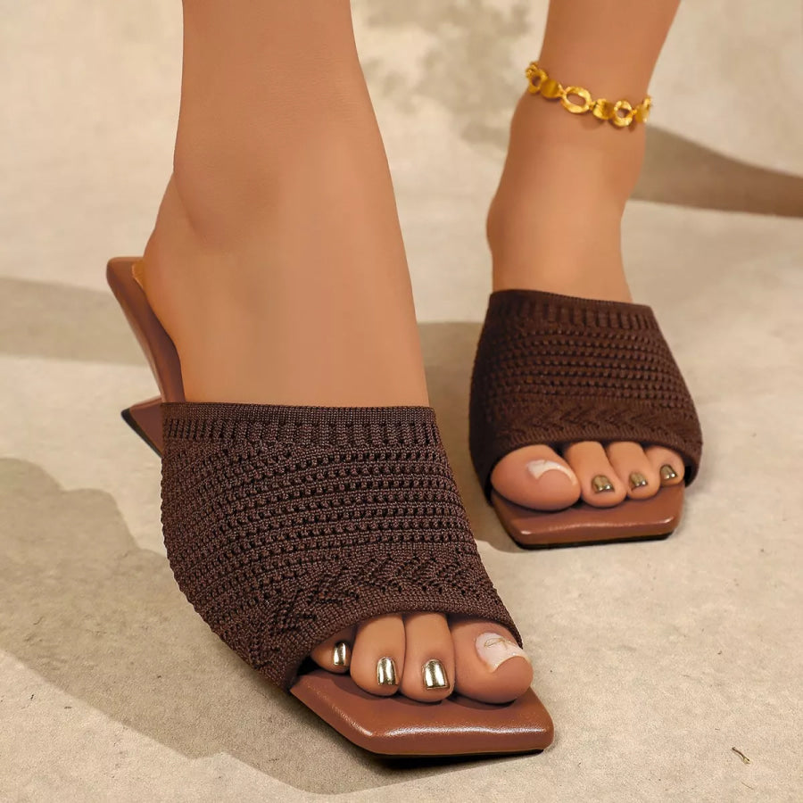 Open Toe Block Heels Sandals Apparel and Accessories