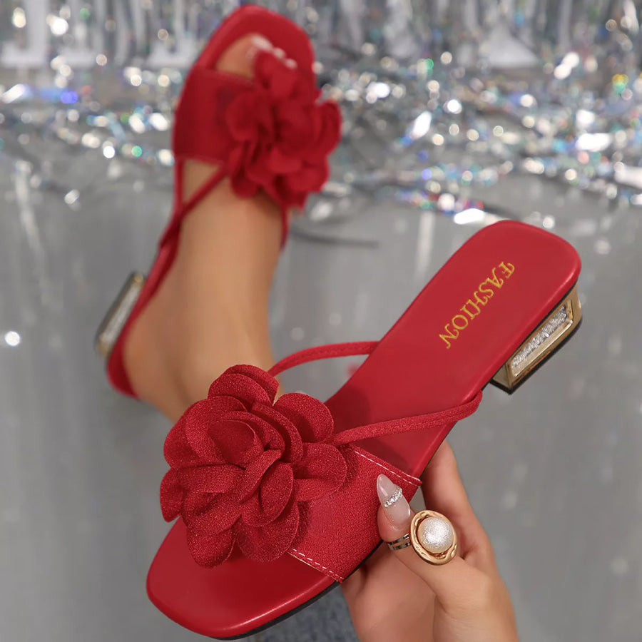 Open Toe Block Heels Sandals Apparel and Accessories