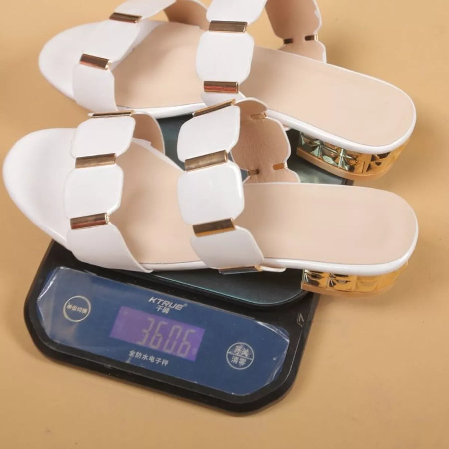 Open Toe Block Heels Sandals Apparel and Accessories
