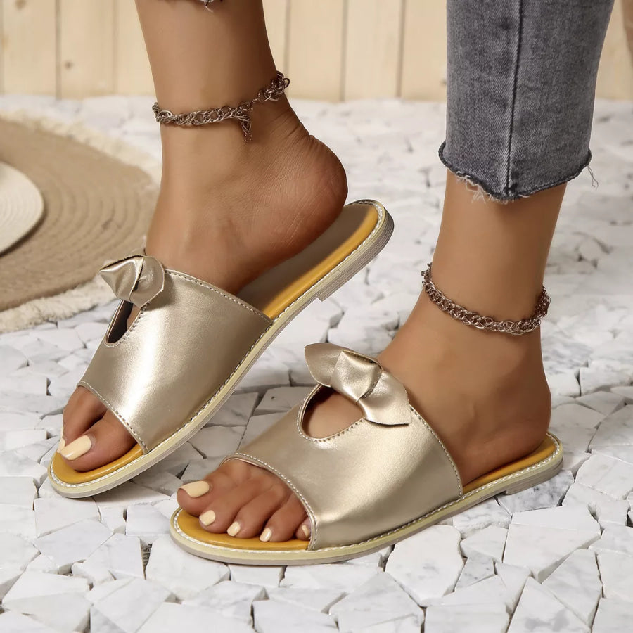 Open Toe Flats Sandals Apparel and Accessories