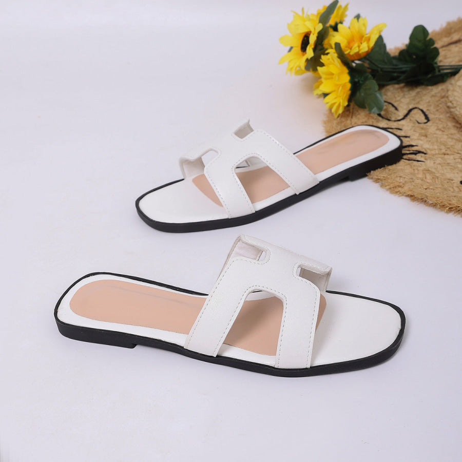 Open Toe Flats Sandals Apparel and Accessories