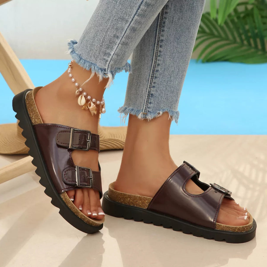 Open Toe Flats Sandals Apparel and Accessories