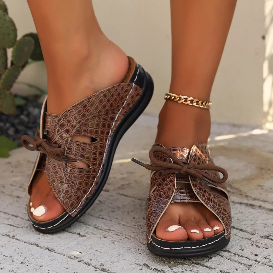 Open Toe Flats Sandals Apparel and Accessories