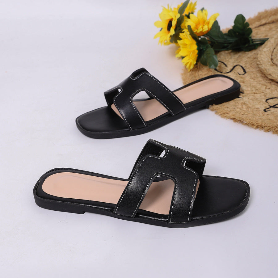 Open Toe Flats Sandals Apparel and Accessories