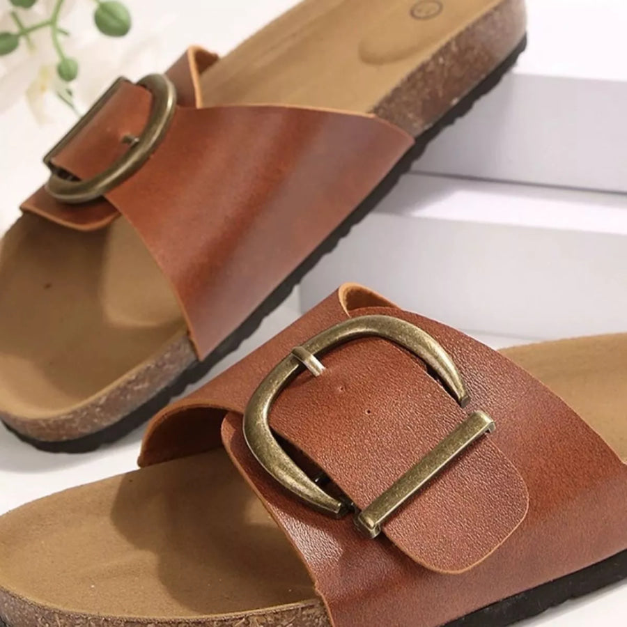 Open Toe Flats Sandals Apparel and Accessories