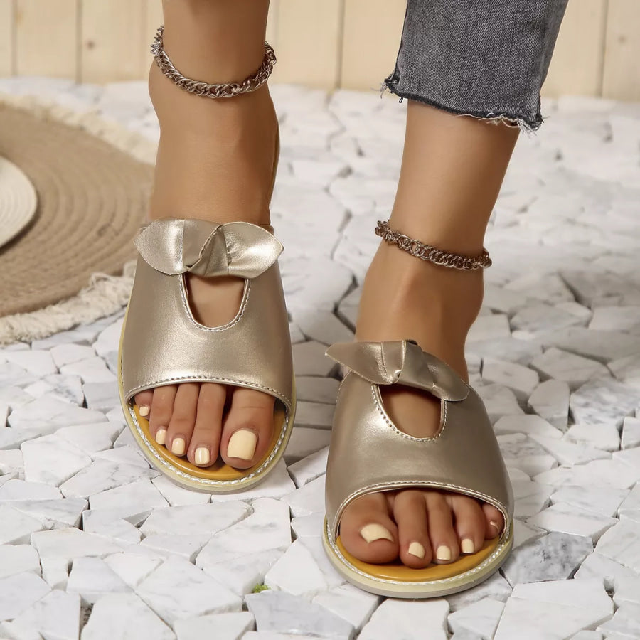 Open Toe Flats Sandals Apparel and Accessories