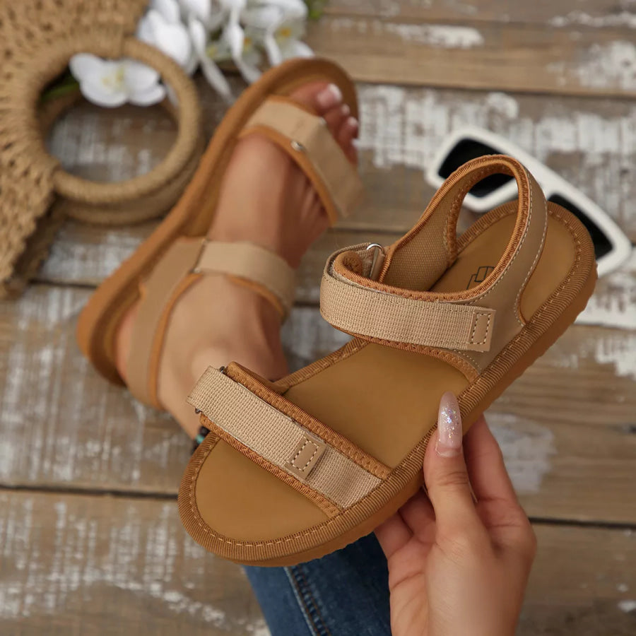 Open Toe Flats Sandals Apparel and Accessories
