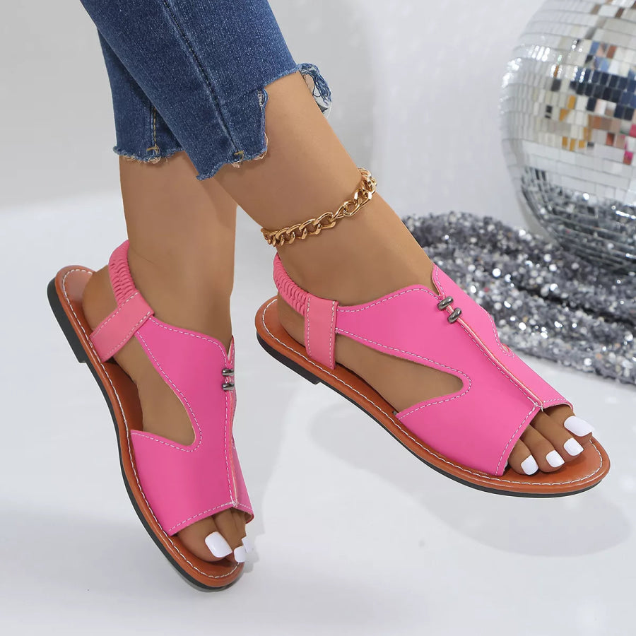 Open Toe Flats Sandals Apparel and Accessories