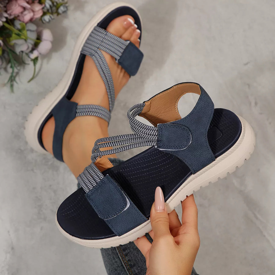 Open Toe Flats Sandals Apparel and Accessories