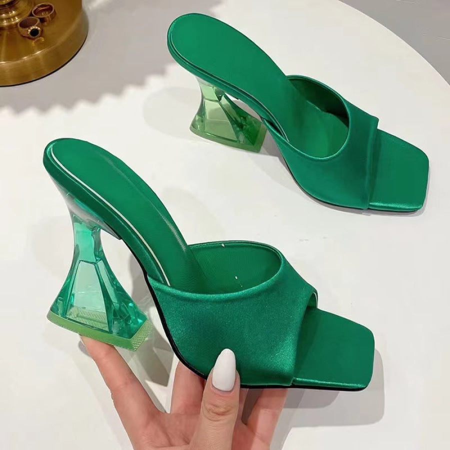 Open Toe High Heel Sandals Apparel and Accessories