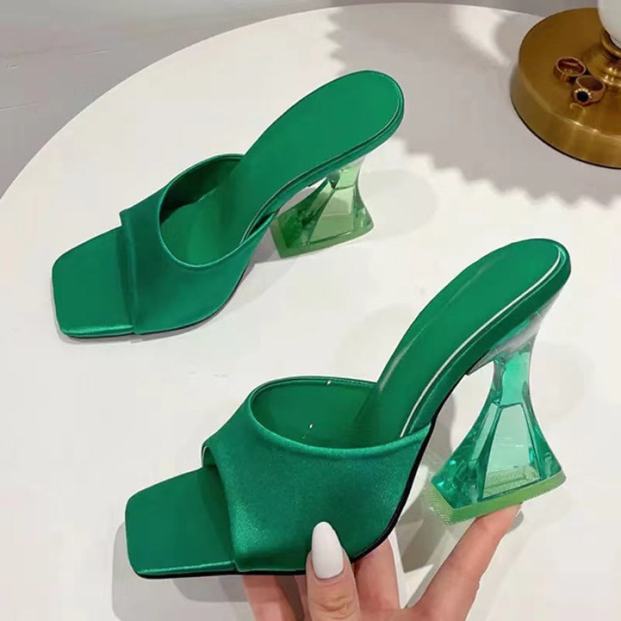 Open Toe High Heel Sandals Apparel and Accessories