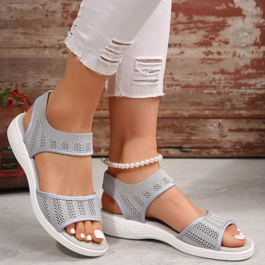 Open Toe Mesh Sandals Apparel and Accessories