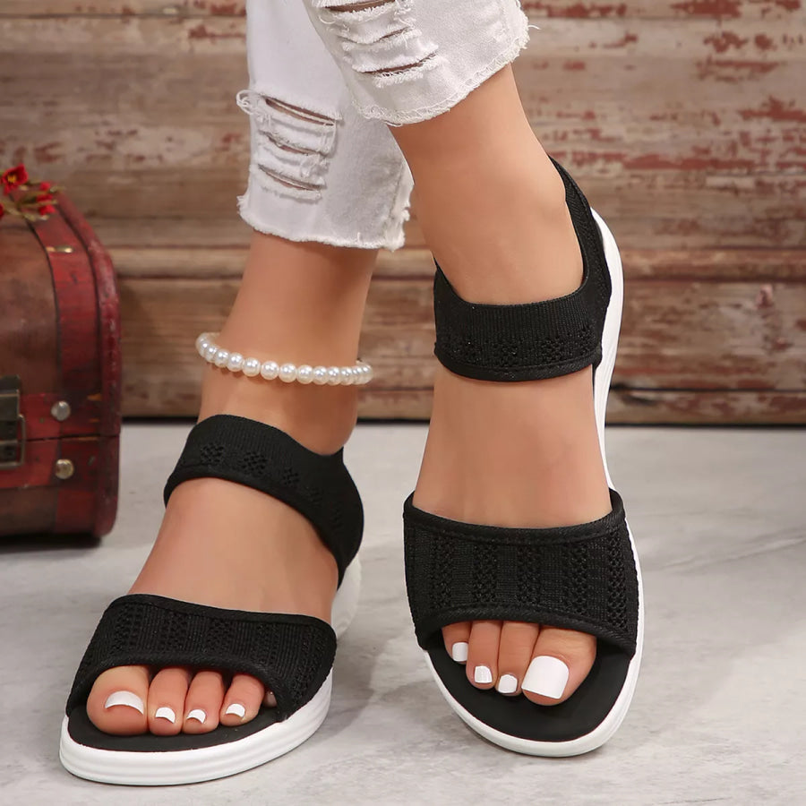 Open Toe Mesh Sandals Apparel and Accessories