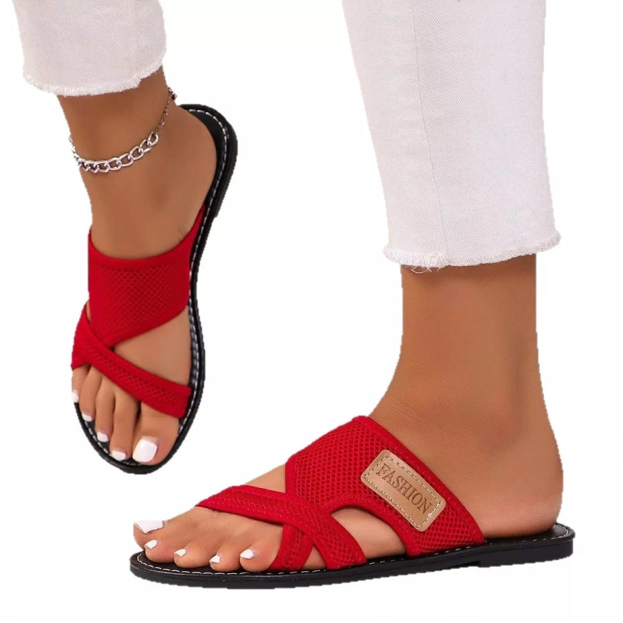 Open Toe Mesh Sandals Apparel and Accessories