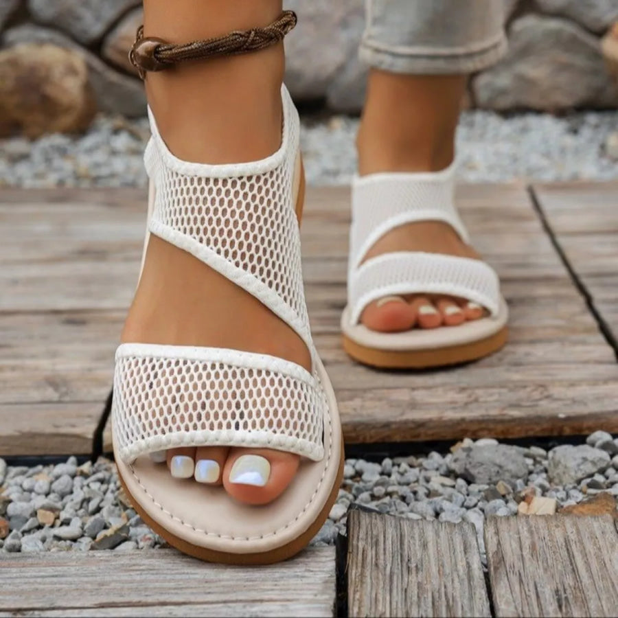 Open Toe Mesh Sandals Apparel and Accessories