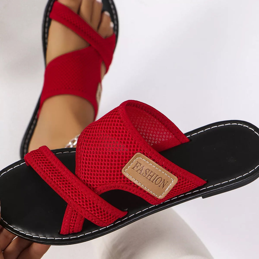 Open Toe Mesh Sandals Apparel and Accessories