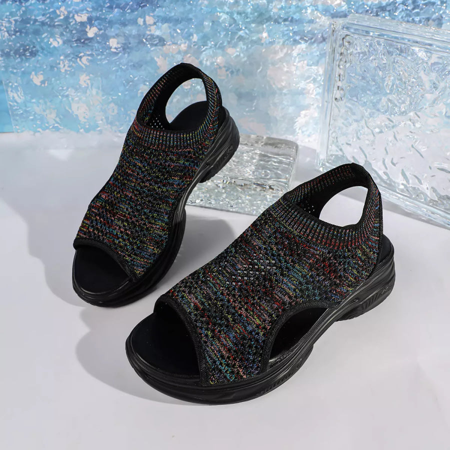 Open Toe Platform Sandals Apparel and Accessories