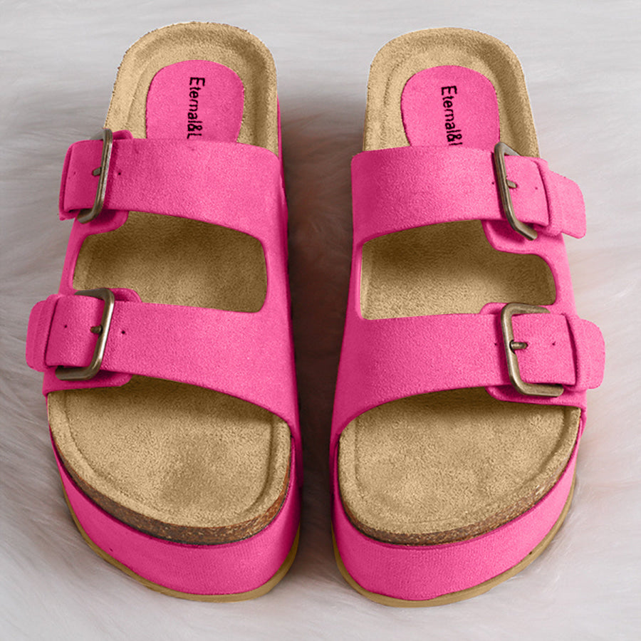 Open Toe Platform Sandals Apparel and Accessories